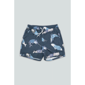 LAKOR - WHALES SWIM SHORTS - Blueberry