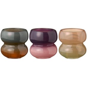 IB LAURSEN - Stage t/2,2 cm lys og fyrfadslys 3 ass farvekombinationer, vendbar