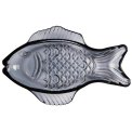 IB LAURSEN - Fiskefad lille mrkeblt glas