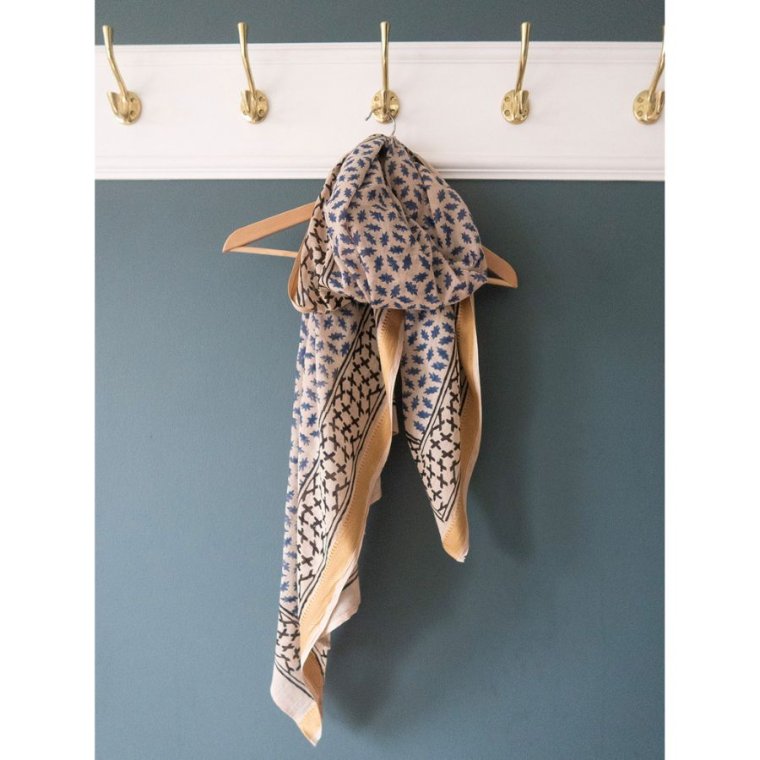 Craft Sisters - Bagru Scarf - Blue - 201