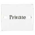 IB LAURSEN - Skilt emalje - Private