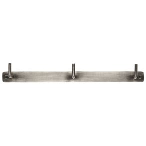 IB LAURSEN - Knagerkke m/3 knager rustfri stl-look