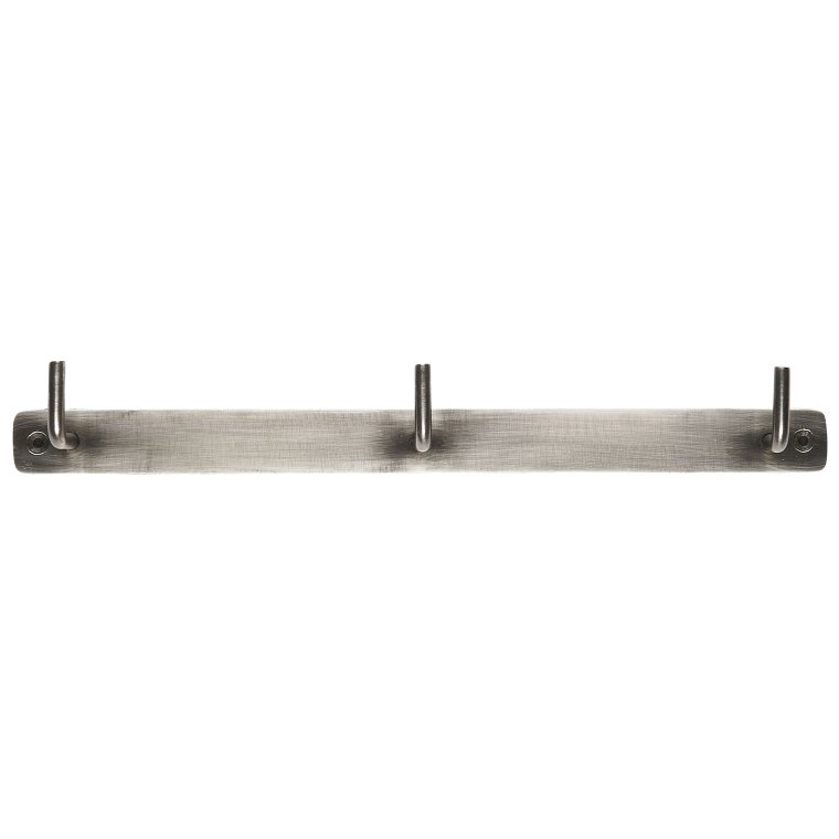 IB LAURSEN - Knagerkke m/3 knager rustfri stl-look