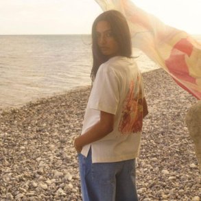 MOS MOSH - MMLandscape O-SS Tee - Ecru