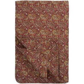 Ib Laursen - Quilt rosa m/gr�nt, gr�t og m�rkrosa paisleym�nster