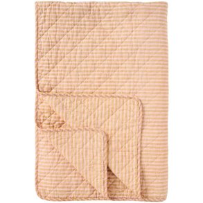 Ib Laursen - Quilt m/mustard og lyser�de smalle striber