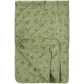 Ib Laursen - Quilt gr�n m/blomsterranker