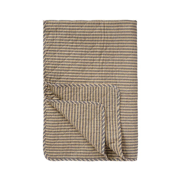 IB LAURSEN - Quilt m/m�rkebl� st�ngler