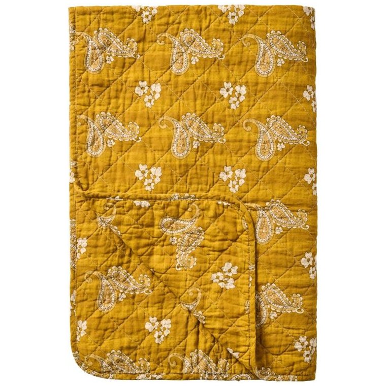 IB LAURSEN - Quilt mustard m/paisleymnster