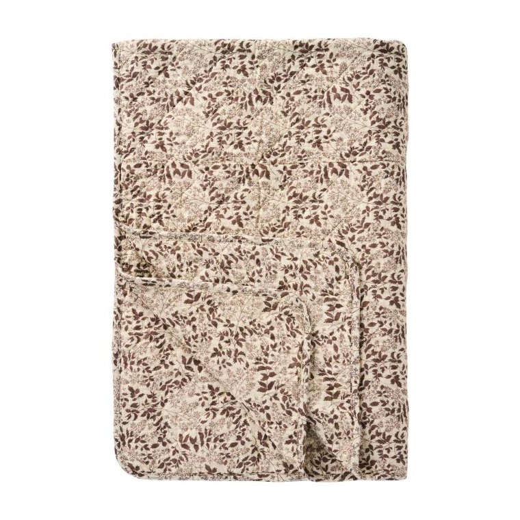 IB LAURSEN - Quilt naturfarvet m/milky brown lvmnster