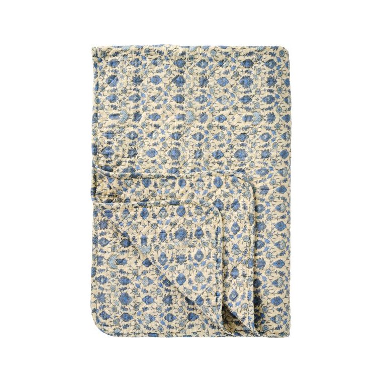 IB LAURSEN - Quilt naturfarvet m/blt mnster