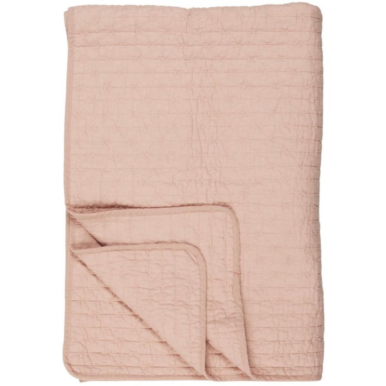 IB LAURSEN - Quilt rosa m/korssting
