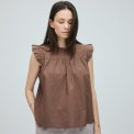 FRAU - Stockholm sl top - coffee quartz brown