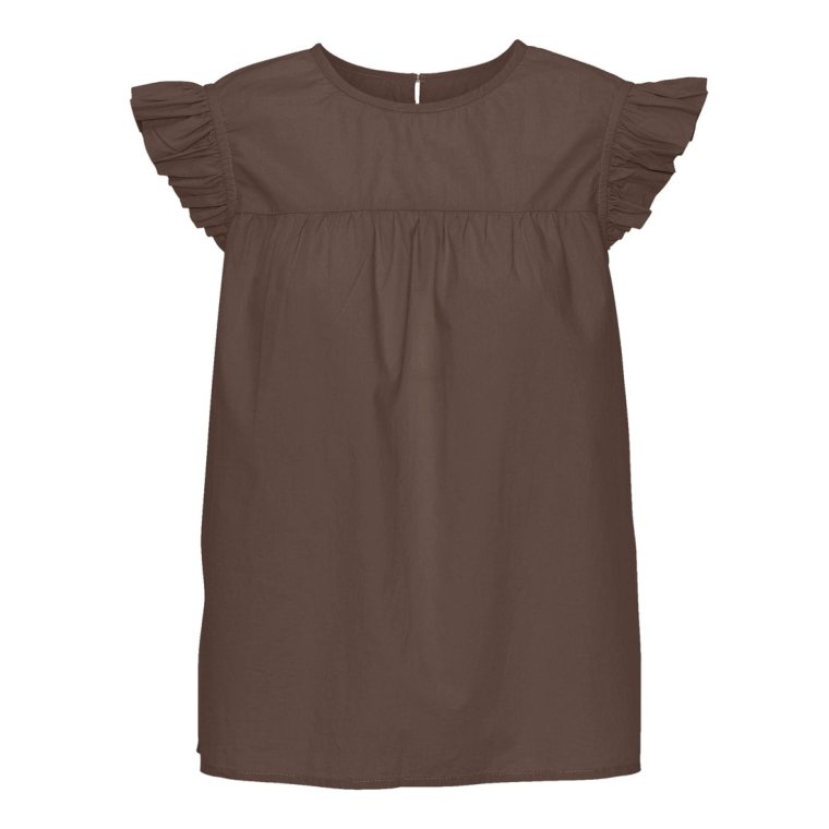 FRAU - Stockholm sl top - coffee quartz brown