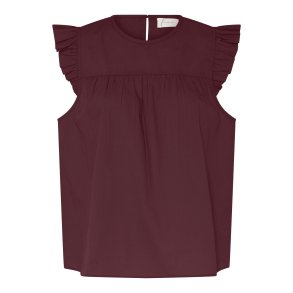 FRAU - Stockholm sl top	- Red Mahogany