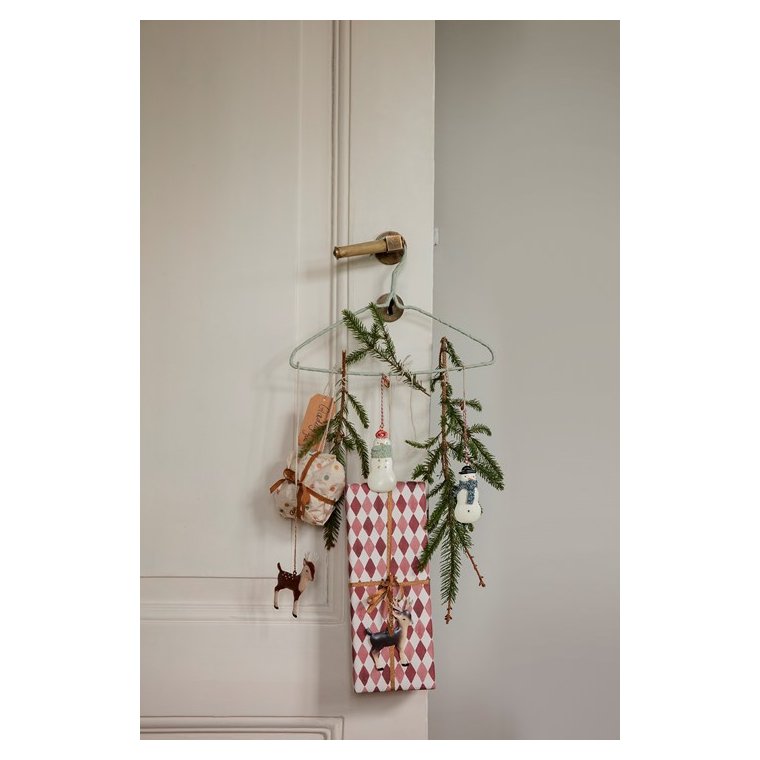 MAILEG - Gavepapir, Harlequin rd - 10 m