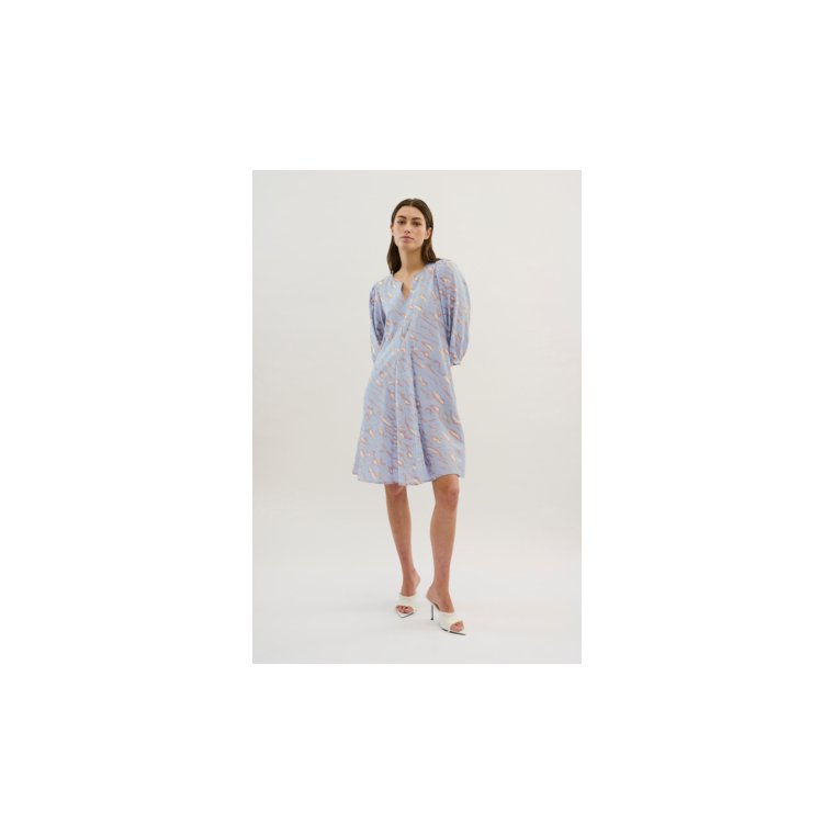 Karen By Simonsen - KBPassion Indie Dress - Palmer Aop Dusty Blue