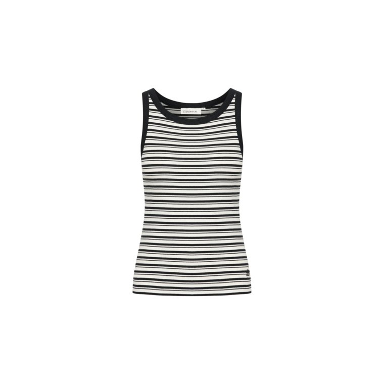 Karen By Simonsen - KBOva Boat Top - Ova black stripe