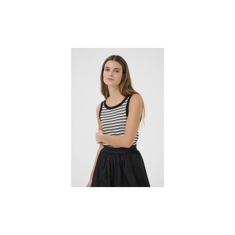 Karen By Simonsen - KBOva Boat Top - Ova black stripe