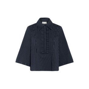 Karen By Simonsen - KBAmy Silke Blouse - Inkwell stripe