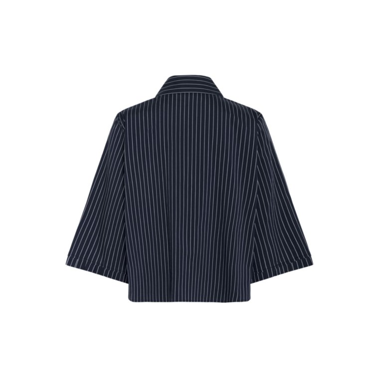 Karen By Simonsen - KBAmy Silke Blouse - Inkwell stripe