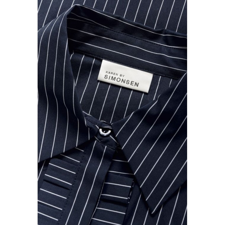 Karen By Simonsen - KBAmy Silke Blouse - Inkwell stripe