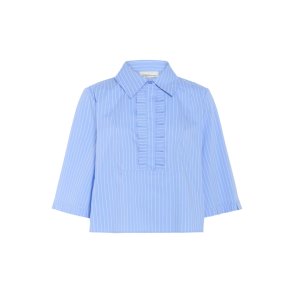 Karen By Simonsen - KBAmy Silke Blouse - Della Robbia Blue stripe