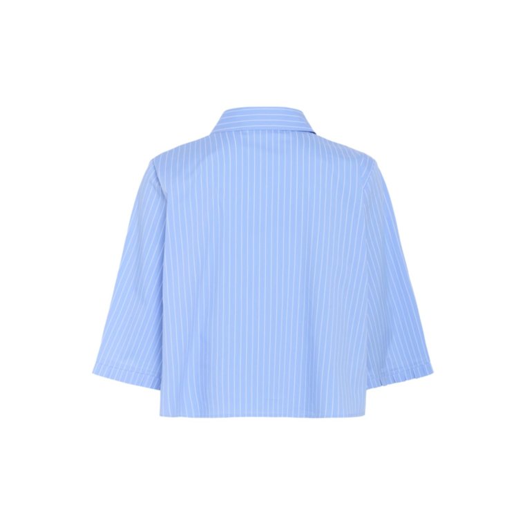 Karen By Simonsen - KBAmy Silke Blouse - Della Robbia Blue stripe