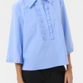 Karen By Simonsen - KBAmy Silke Blouse - Della Robbia Blue stripe