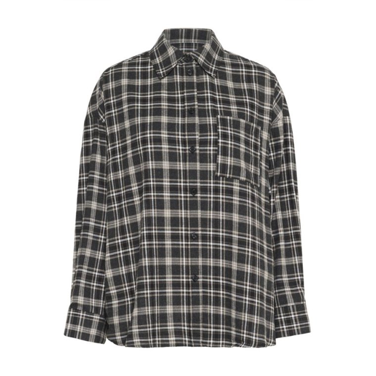 Karen By Simonsen - KBBelis Oversize Shirt - Thunderstorm Check