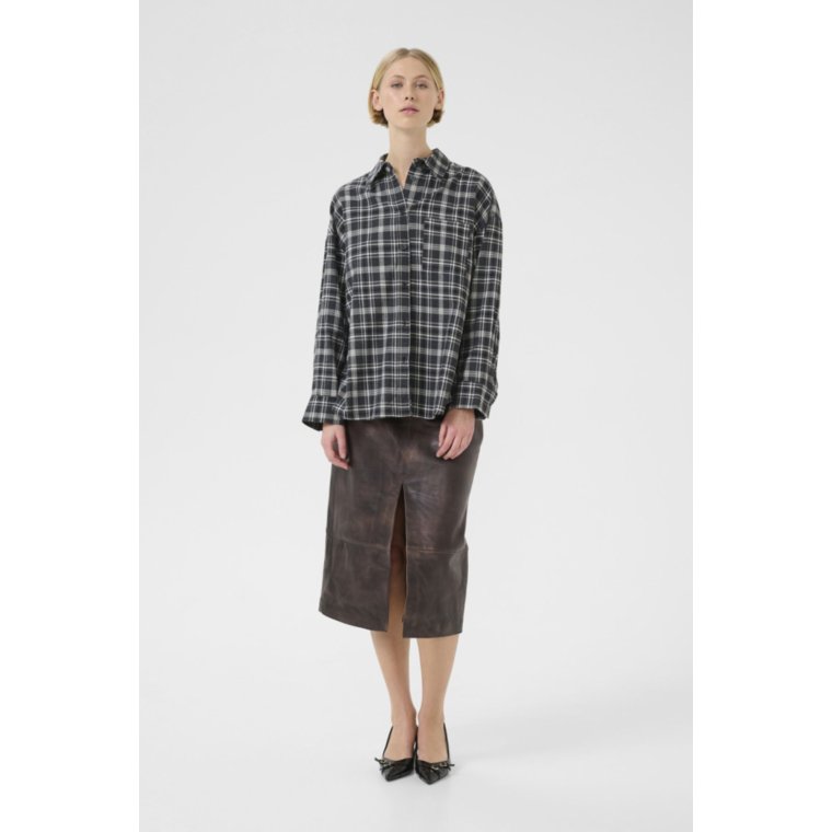 Karen By Simonsen - KBBelis Oversize Shirt - Thunderstorm Check