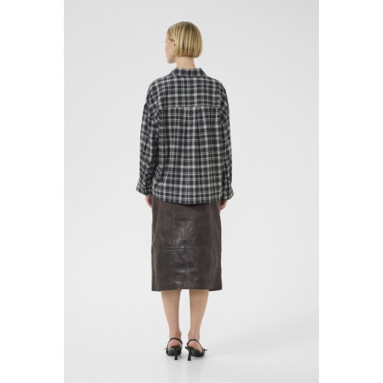Karen By Simonsen - KBBelis Oversize Shirt - Thunderstorm Check