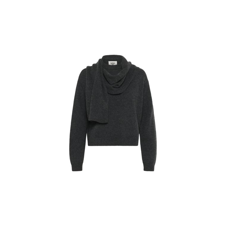 Karen By Simonsen - KBBerenice Pullover - Dark Gray Melange