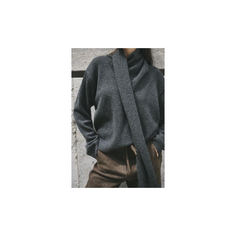 Karen By Simonsen - KBBerenice Pullover - Dark Gray Melange
