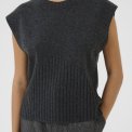 Karen By Simonsen - KBBerenice Waistcoat - Dark Gray Melange