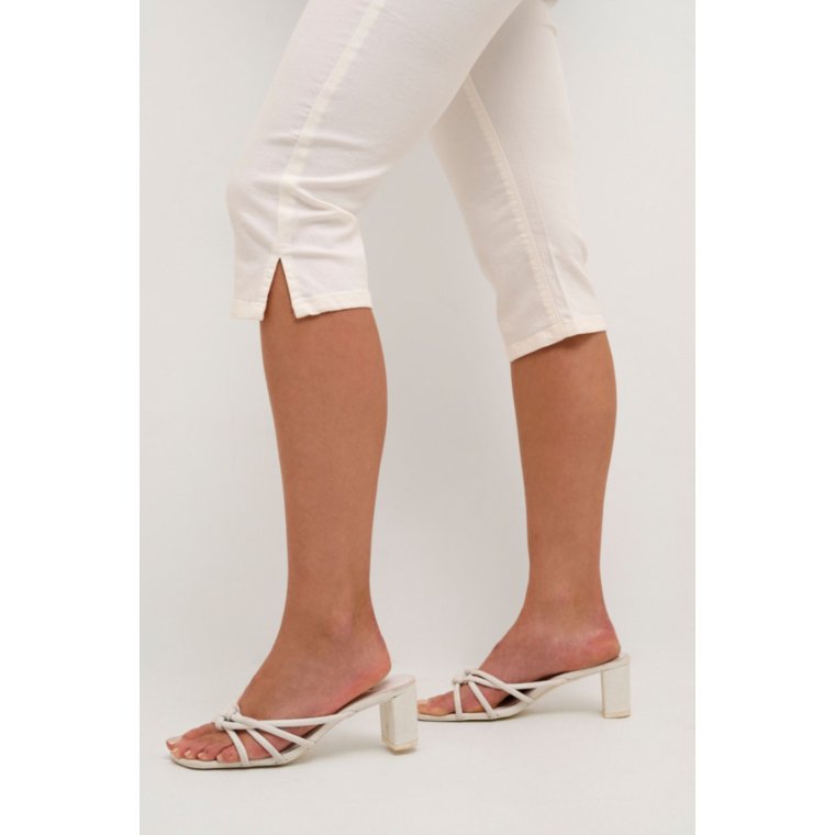 Kaffe - KAzelina capri Jeans - WHITE