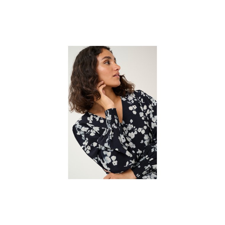KAFFE - KAalice Blouse - Marine Flower
