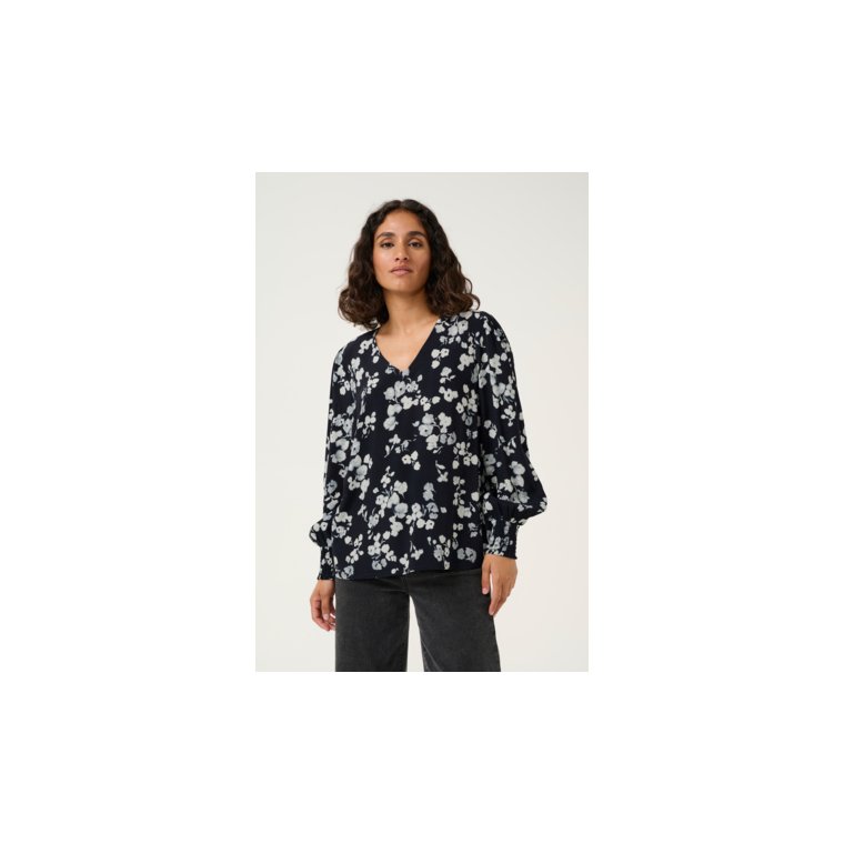 KAFFE - KAalice Blouse - Marine Flower