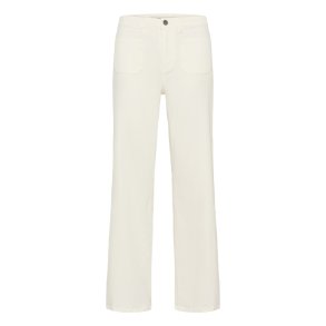 Kaffe - KAbrook HW Reg Fit Jeans - WHITE