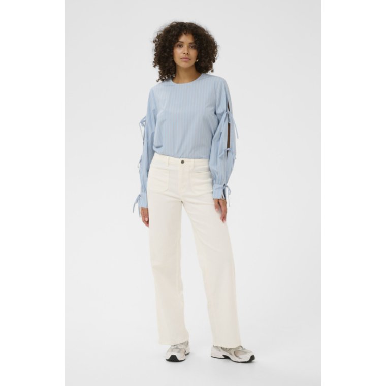 Kaffe - KAbrook HW Reg Fit Jeans - WHITE