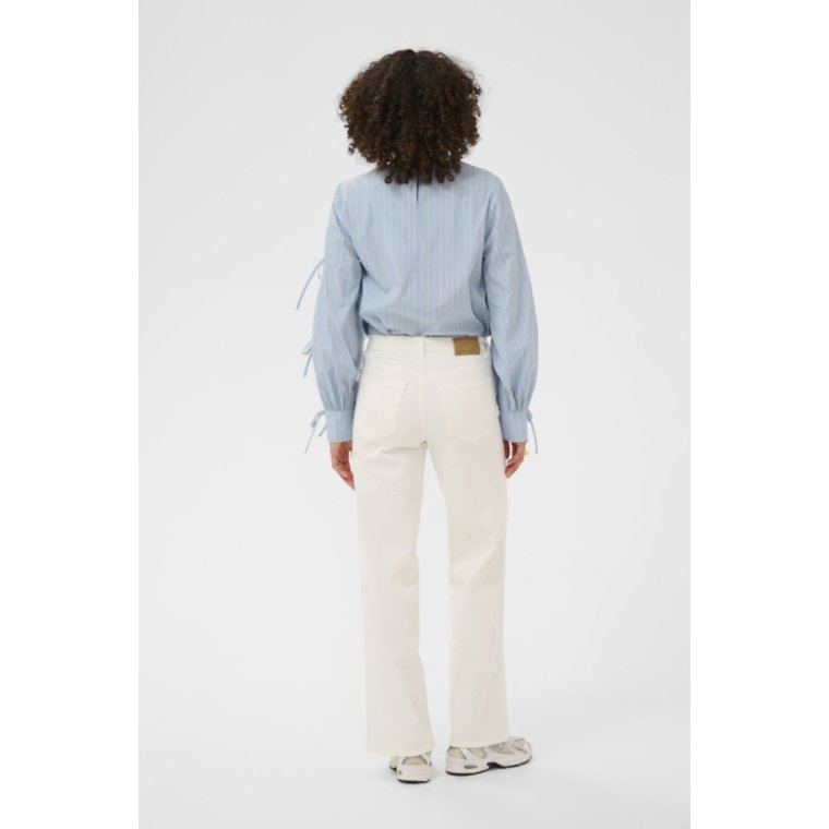 Kaffe - KAbrook HW Reg Fit Jeans - WHITE
