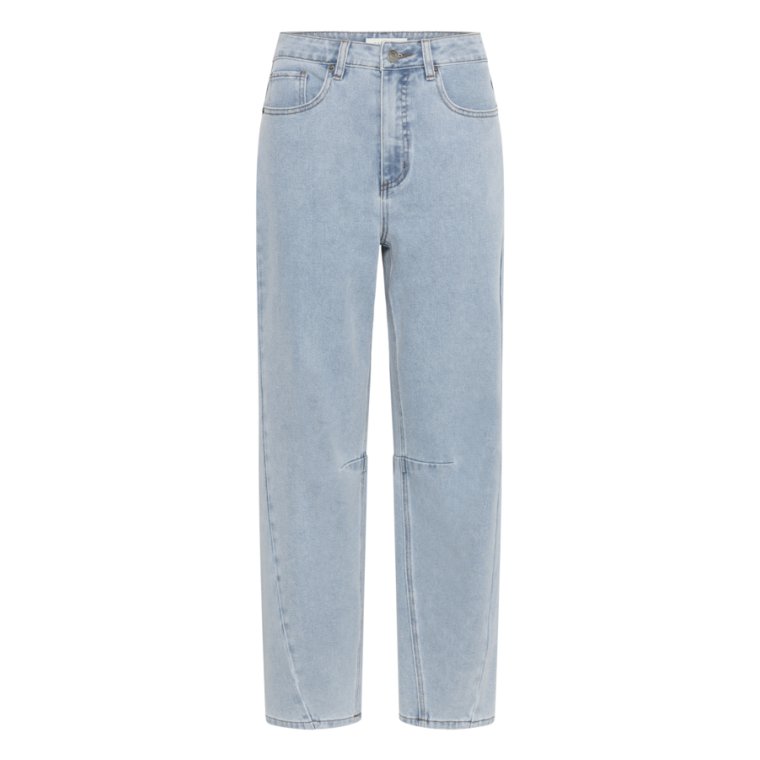 KAFFE - KAminna Barrel Jeans - Light Blue Washed Denim