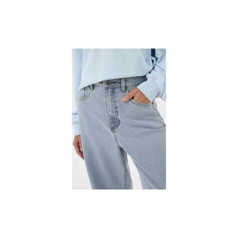 KAFFE - KAminna Barrel Jeans - Light Blue Washed Denim