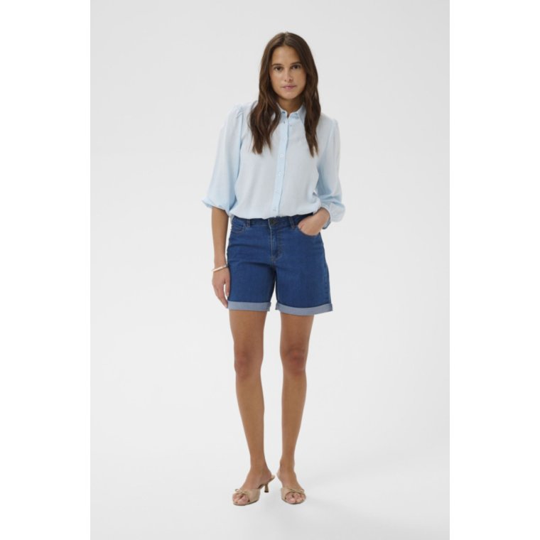 Kaffe - KAvilma Denim Shorts - Medium Blue Denim