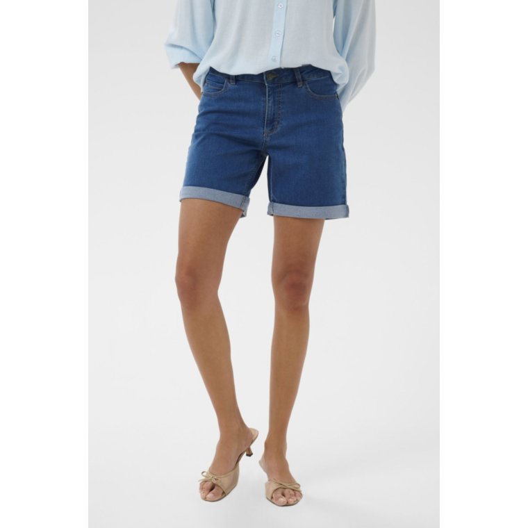 Kaffe - KAvilma Denim Shorts - Medium Blue Denim