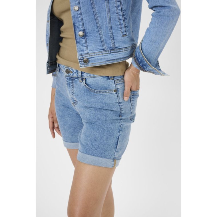Kaffe - KAvilma Denim Shorts - Washed Blue Denim