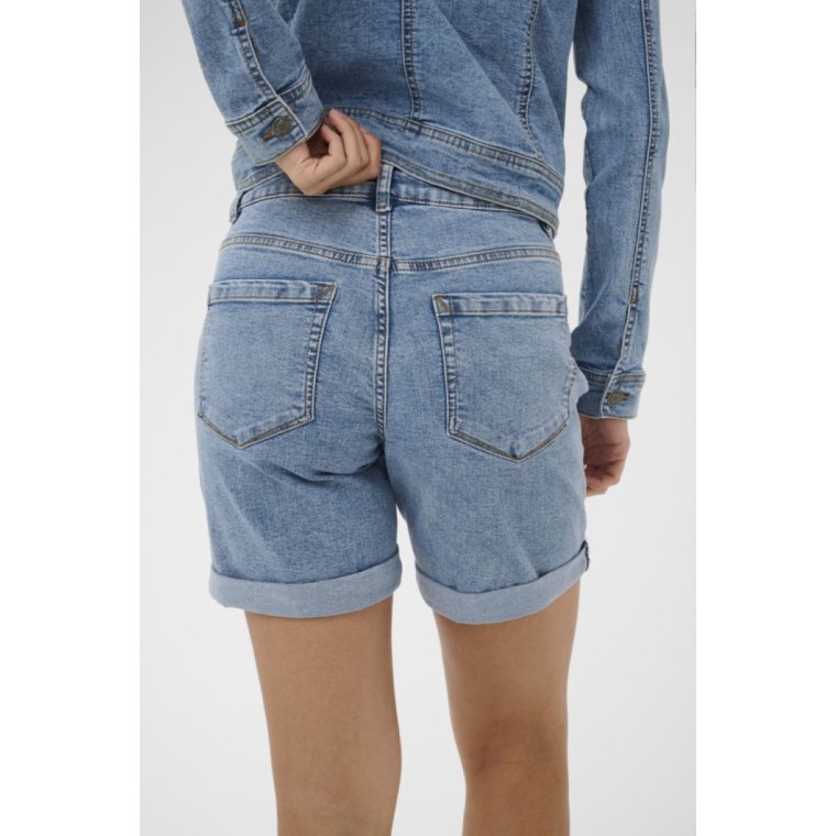 Kaffe - KAvilma Denim Shorts - Washed Blue Denim
