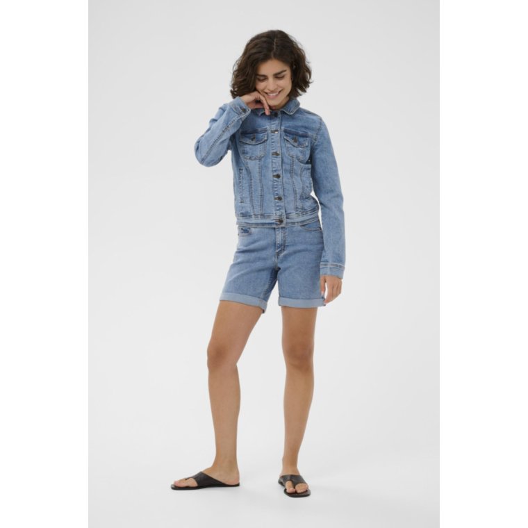 Kaffe - KAvilma Denim Shorts - Washed Blue Denim