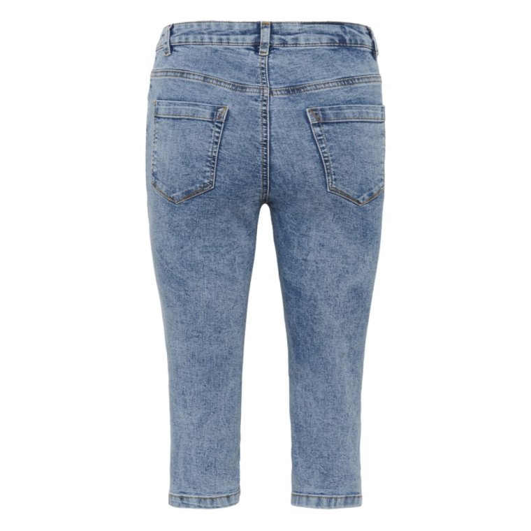 Kaffe - KAvilma Capri Jeans - Washed Blue Denim