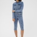 Kaffe - KAvilma Capri Jeans - Washed Blue Denim